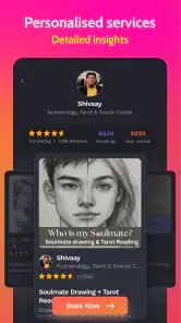 Psychic Txt Live Tarot Reading screenshot