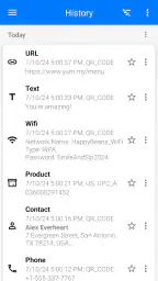 QR & Barcode Scanner PRO screenshot