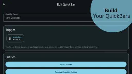 QuickBars for Home Assistant screenshot
