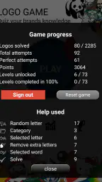 Quiz: Logo game screenshot