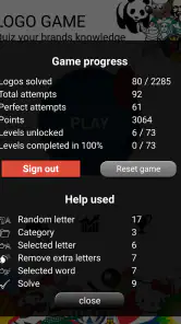Quiz: Logo game screenshot