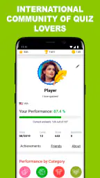 QuizzClub. Quiz & Trivia game screenshot