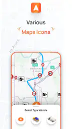Radar, HUD, Map, Speed Camera screenshot