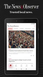 Raleigh News & Observer (N&O) screenshot
