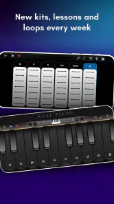 Real Piano electronic keyboard screenshot