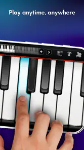 Real Piano electronic keyboard screenshot