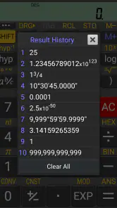 RealCalc Plus screenshot