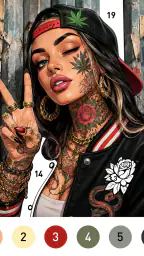 Rebel Color Paint By Number screenshot