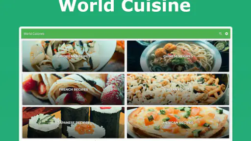 Recipes : World Cuisines screenshot