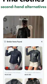 Refind: Find clothes by photo screenshot