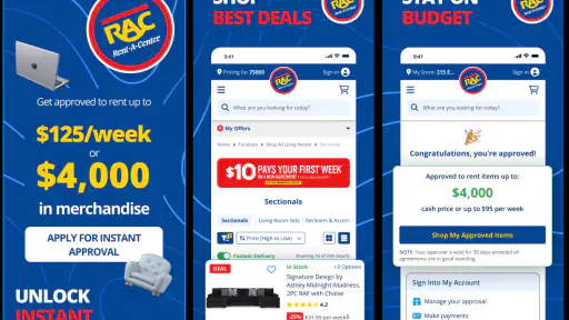 Rent A Center screenshot
