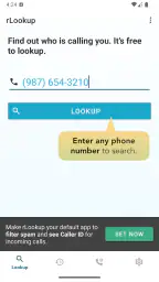 Reverse Phone Lookup — rLookup screenshot