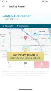 Reverse Phone Lookup — rLookup screenshot