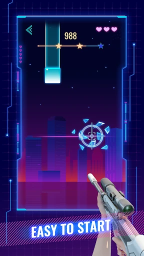 Rhythm Fire-EDM Shooting Game screenshot