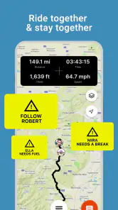 Cardo Ride - Motorcycle App screenshot