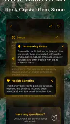 Rock & Crystal Identifier App screenshot