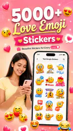 Romantic Stickers - Love Emoji screenshot