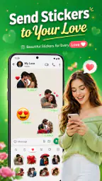Romantic Stickers - Love Emoji screenshot