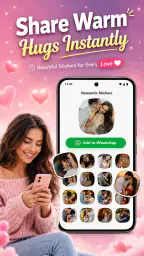 Romantic Stickers - Love Emoji screenshot