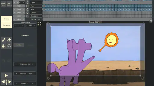 RoughAnimator - animation app screenshot