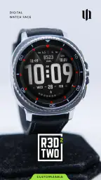 S4U R3D TWO Digital watch face screenshot