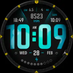 S4U R3D TWO Digital watch face screenshot