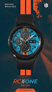 S4U RC ONE - Retro watch face screenshot