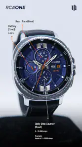 S4U RC ONE - Retro watch face screenshot