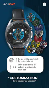 S4U RC ONE - Retro watch face screenshot