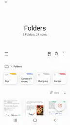 Samsung Notes screenshot