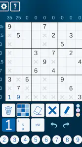 Sandwich Sudoku screenshot