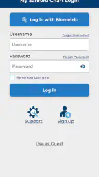 Sanford Health screenshot