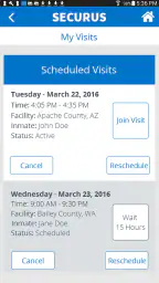 Securus Mobile screenshot