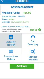 Securus Mobile screenshot