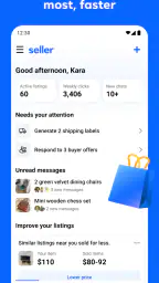 Seller, a Facebook app screenshot