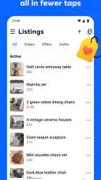 Seller, a Facebook app screenshot