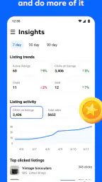 Seller, a Facebook app screenshot
