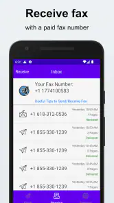 Send & Receive Fax Number screenshot