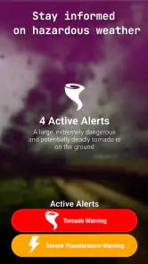 Severe Weather Alerts screenshot