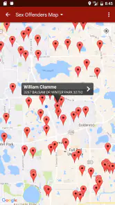 Sex Offenders Search screenshot