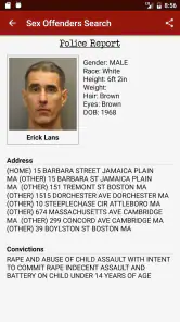 Sex Offenders Search screenshot