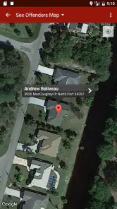 Sex Offenders Search screenshot