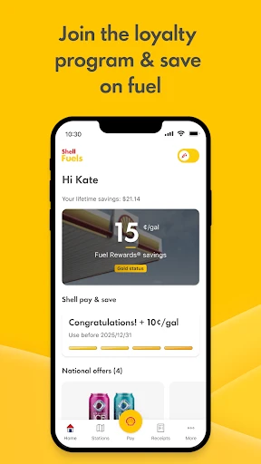 Shell: Fuel, Charge & More screenshot