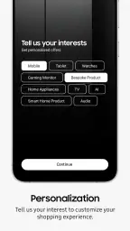 Shop Samsung screenshot