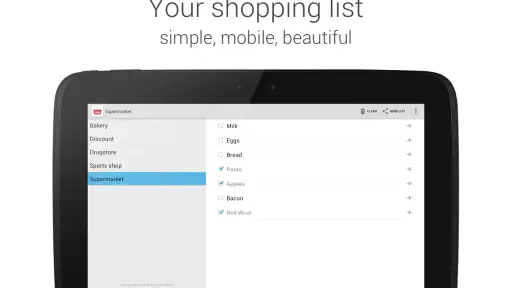 Shopping List screenshot