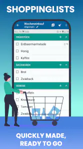 Shopping list — Lister screenshot