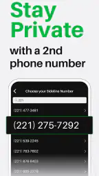 Sideline: 2nd Phone Line App screenshot