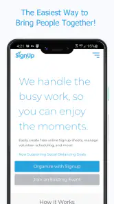 Sign Up by SignUp.com screenshot