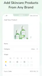 Skincare Routine Diary screenshot