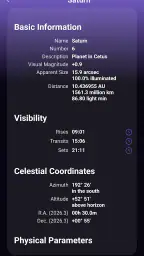 SkySafari Astronomy screenshot